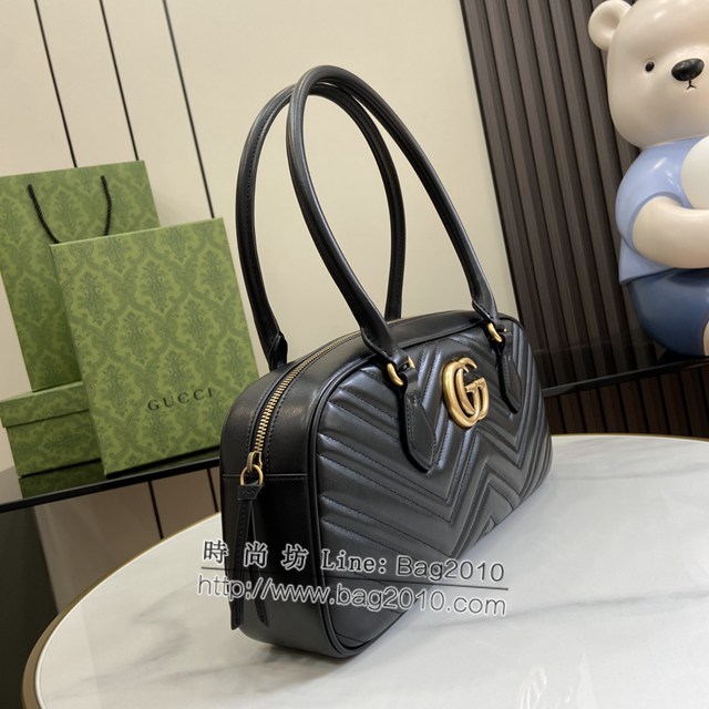 Gucci專櫃古馳最新款MARMONT中號手提包頂柄包 jh2270型號：795218